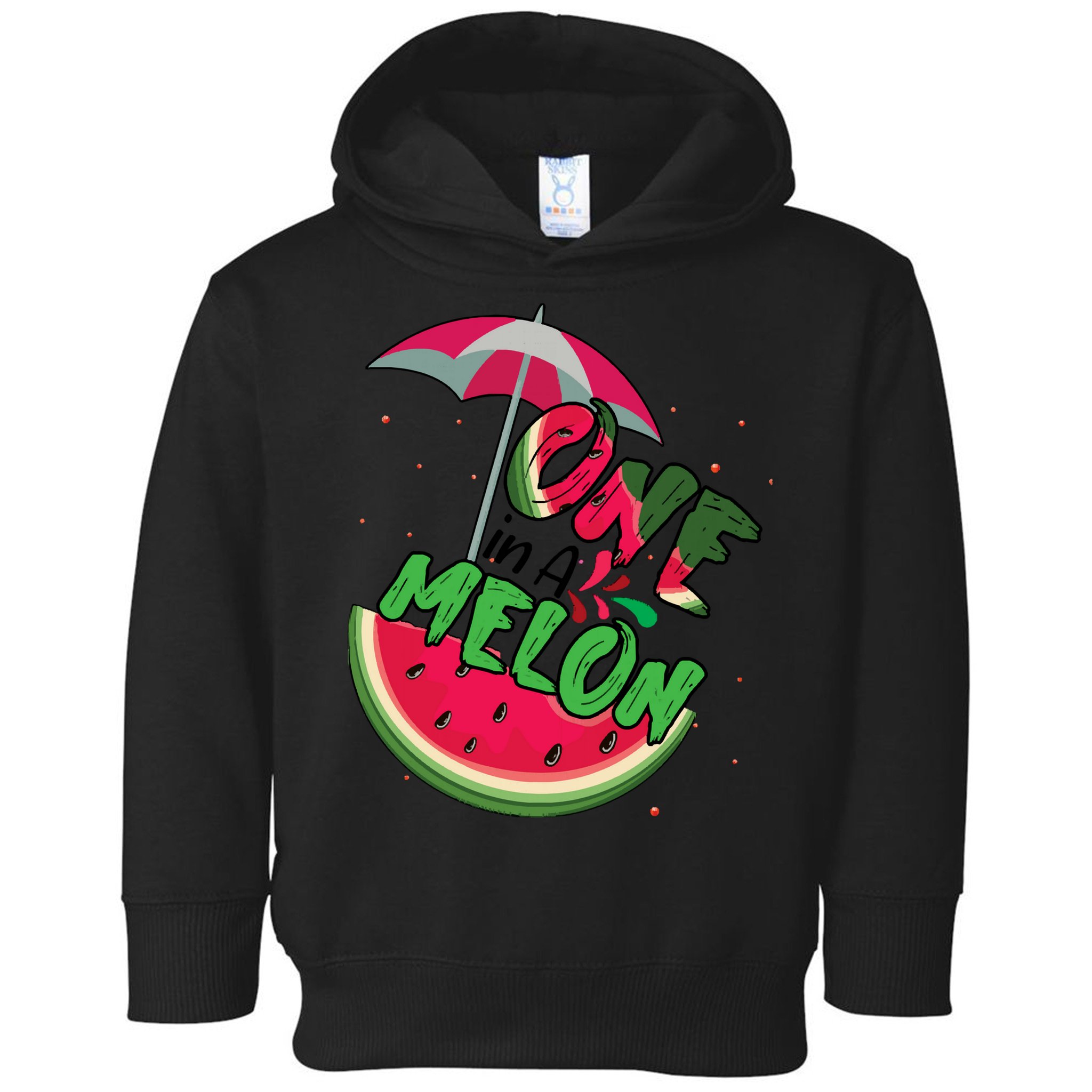 One In A Melon Adorable Cute Fun Summer Watermelon Gift Tee Toddler Hoodie