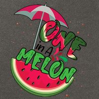 One In A Melon Adorable Cute Fun Summer Watermelon Gift Tee Cotton Canvas Backpack
