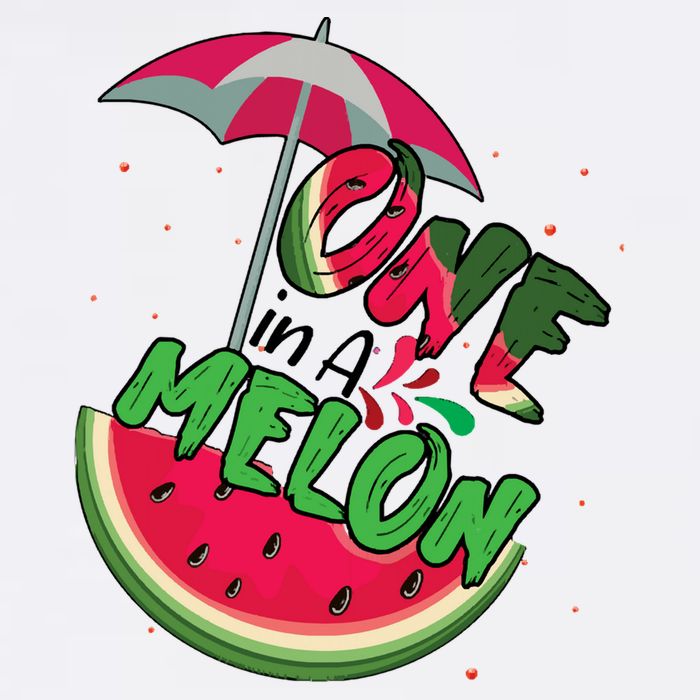 One In A Melon Adorable Cute Fun Summer Watermelon Gift Tee Cooling Performance Crew T-Shirt