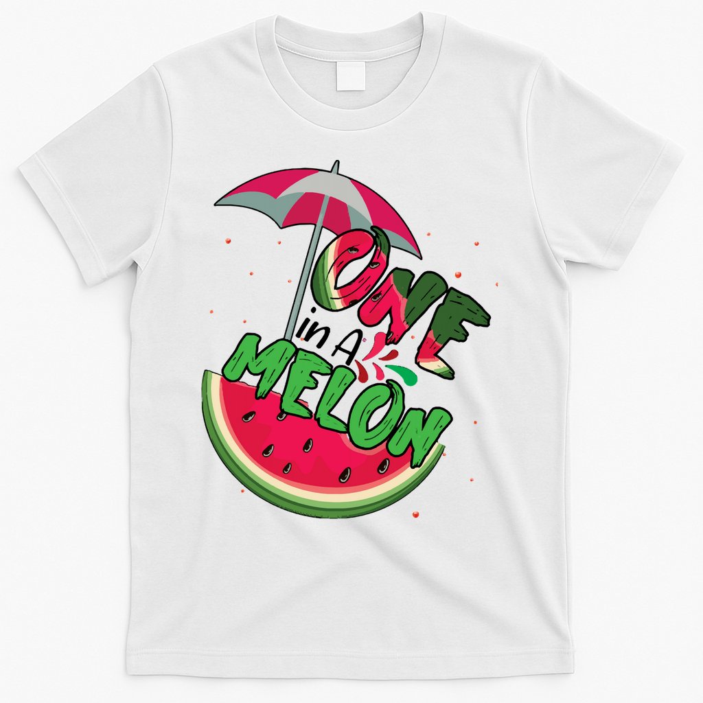 One In A Melon Adorable Cute Fun Summer Watermelon Gift Tee T-Shirt