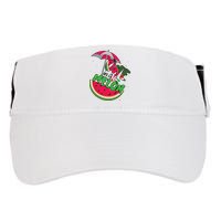 One In A Melon Adorable Cute Fun Summer Watermelon Gift Tee Adult Drive Performance Visor