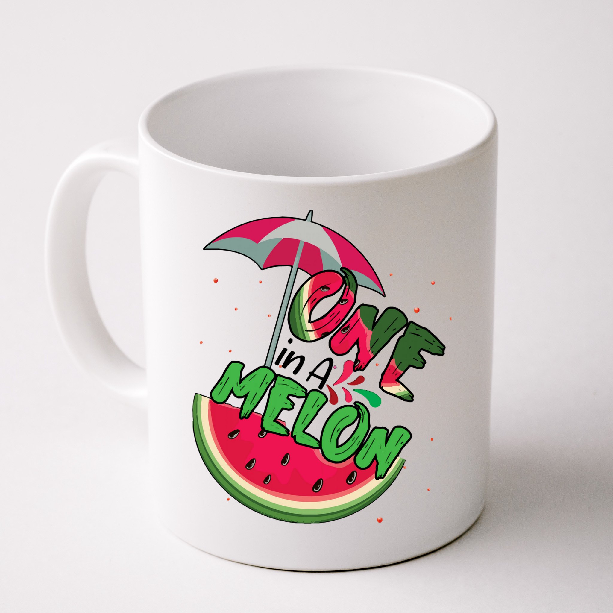 One In A Melon Adorable Cute Fun Summer Watermelon Gift Tee Mug