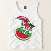 One In A Melon Adorable Cute Fun Summer Watermelon Gift Tee Tank Top