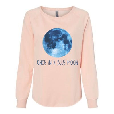 Once In A Blue Moon Womens California Wash Sweatshirt