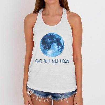 Once In A Blue Moon Women's Knotted Racerback Tank