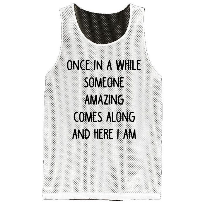 Once In A While Someone Amazing Mesh Reversible Basketball Jersey Tank