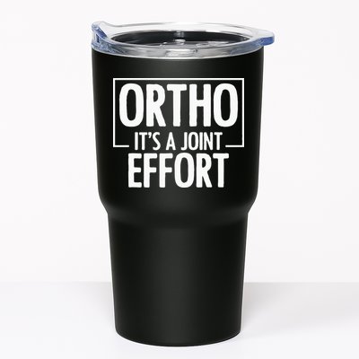 Ortho Its A Joint Effort Bone Humor Orthopedic Nurse Doctor Tumbler