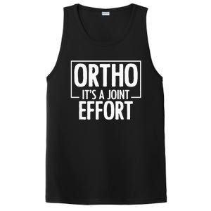 Ortho Its A Joint Effort Bone Humor Orthopedic Nurse Doctor PosiCharge Competitor Tank