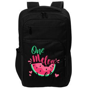 One In A Melon Daddy Summer Birthday Party Matching Family Impact Tech Backpack