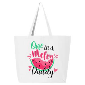 One In A Melon Daddy Summer Birthday Party Matching Family 25L Jumbo Tote