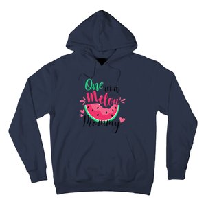 One In A Melon Mommy Summer Birthday Party Matching Family Hoodie