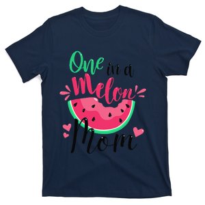 One In A Melon Mom Summer Birthday Party Matching Family T-Shirt