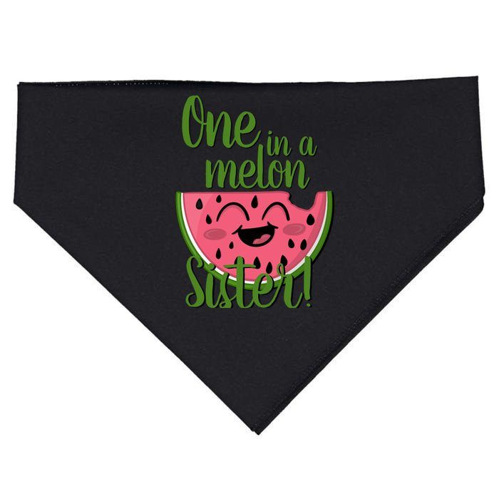 One In A Melon Sister Matching Family Watermelon USA-Made Doggie Bandana