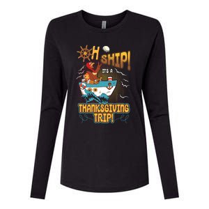 Ohgiftship It's A Thanksgiving Trip Thanksgiving Cruise Meaningful Gift Womens Cotton Relaxed Long Sleeve T-Shirt