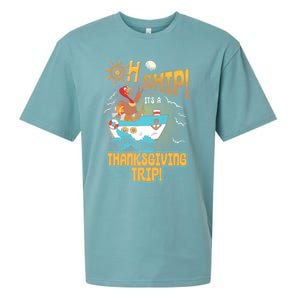 Ohgiftship It's A Thanksgiving Trip Thanksgiving Cruise Meaningful Gift Sueded Cloud Jersey T-Shirt