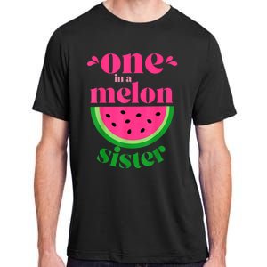 One In A Melon Sister Watermelon Party Family Matching Adult ChromaSoft Performance T-Shirt