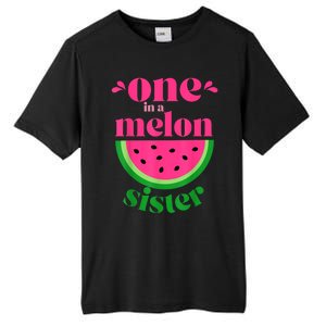 One In A Melon Sister Watermelon Party Family Matching Tall Fusion ChromaSoft Performance T-Shirt