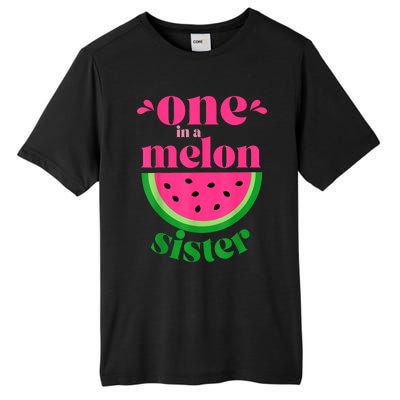 One In A Melon Sister Watermelon Party Family Matching Tall Fusion ChromaSoft Performance T-Shirt