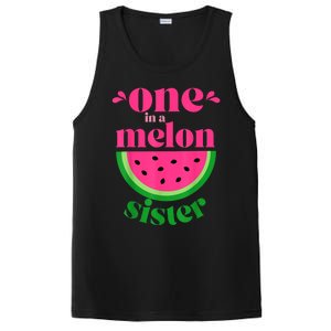 One In A Melon Sister Watermelon Party Family Matching PosiCharge Competitor Tank