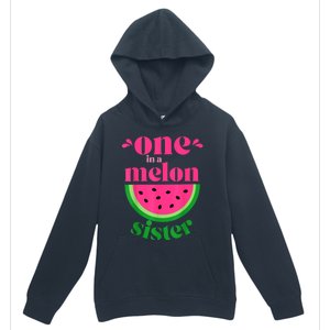 One In A Melon Sister Watermelon Party Family Matching Urban Pullover Hoodie