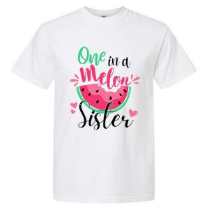 One in a Melon Sister Summer Birthday Party Matching Family Garment-Dyed Heavyweight T-Shirt