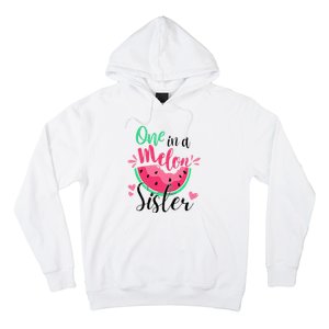 One in a Melon Sister Summer Birthday Party Matching Family Hoodie