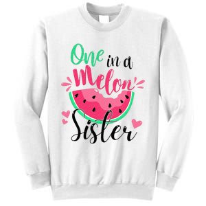 One in a Melon Sister Summer Birthday Party Matching Family Sweatshirt