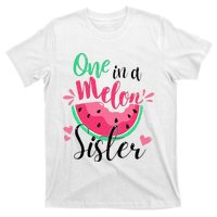 One in a Melon Sister Summer Birthday Party Matching Family T-Shirt