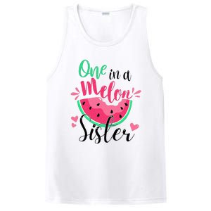 One in a Melon Sister Summer Birthday Party Matching Family PosiCharge Competitor Tank