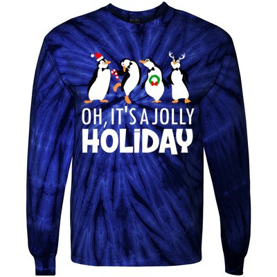 Oh, It's A Jolly Holiday Classic Tie-Dye Long Sleeve Shirt