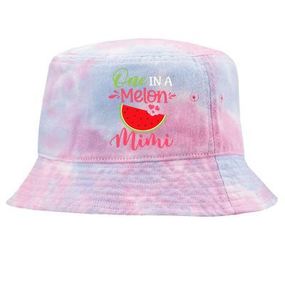 One In A Melon Mimi Watermelon Family Birthday Party Tie-Dyed Bucket Hat