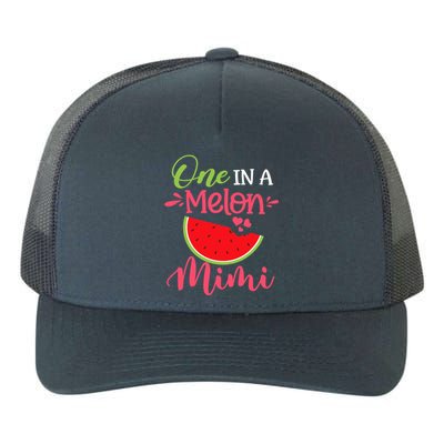 One In A Melon Mimi Watermelon Family Birthday Party Yupoong Adult 5-Panel Trucker Hat