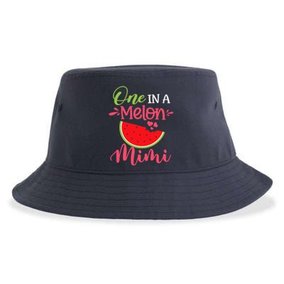 One In A Melon Mimi Watermelon Family Birthday Party Sustainable Bucket Hat