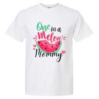 One in a Melon Mommy Summer Birthday Party Matching Family Garment-Dyed Heavyweight T-Shirt