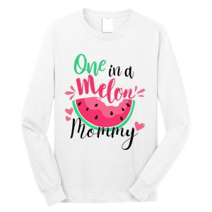 One in a Melon Mommy Summer Birthday Party Matching Family Long Sleeve Shirt