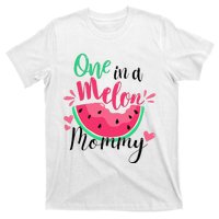 One in a Melon Mommy Summer Birthday Party Matching Family T-Shirt