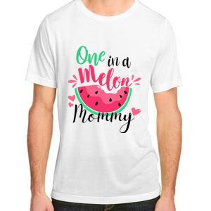 One in a Melon Mommy Summer Birthday Party Matching Family Adult ChromaSoft Performance T-Shirt