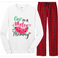 One in a Melon Mommy Summer Birthday Party Matching Family Long Sleeve Pajama Set