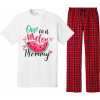 One in a Melon Mommy Summer Birthday Party Matching Family Pajama Set