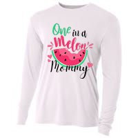 One in a Melon Mommy Summer Birthday Party Matching Family Cooling Performance Long Sleeve Crew