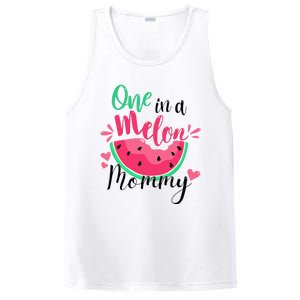 One in a Melon Mommy Summer Birthday Party Matching Family PosiCharge Competitor Tank