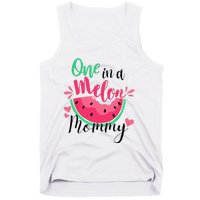 One in a Melon Mommy Summer Birthday Party Matching Family Tank Top