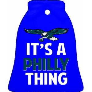 ORIGINAL IT'S A PHILLY THING Its A Philadelphia Thing Fan Ceramic Bell Ornament