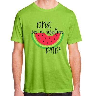 One In A Melon Dad Matching Birthday Gift Sets Parents Adult ChromaSoft Performance T-Shirt