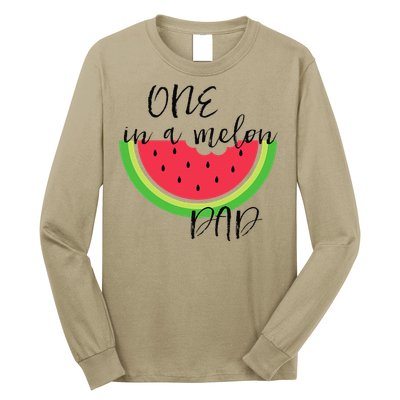 One In A Melon Dad Matching Birthday Gift Sets Parents Long Sleeve Shirt