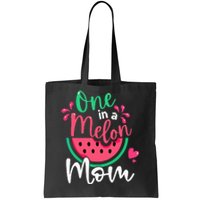 One In A Melon Mom Birthday Matching Watermelon Family Tote Bag