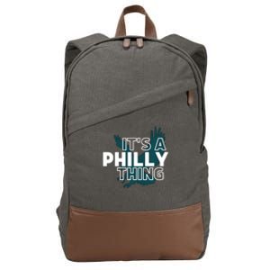 Original It's A Philly Thing Its A Philadelphia Thing Fan Trendy Cotton Canvas Backpack