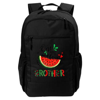 One In A Melon Brother Watermelon Family Matching Summer Backpack