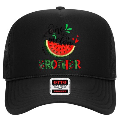 One In A Melon Brother Watermelon Family Matching Summer Trucker Hat