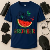 One In A Melon Brother Watermelon Family Matching Summer Cooling Performance Crew T-Shirt
